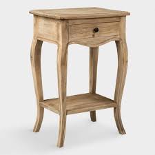 The Clean Traditional Design And Natural Oil Finish Of Our Handcrafted Side Table Showcases The Inherent Bea Accent Table Wood End Tables Square Accent Tables