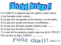 La marca más alta de un padre es la forma en que trata a sus niños cuando nadie está mirando. Feliz Dia Del Amigo Este Blog De 7mo Lo Mejor