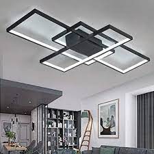 jsz luminaire plafonnier led dimmable salon lustre lampe avec telecommande moderne plafond plafond creative metal ac plafonnier led plafonnier plafonnier salon