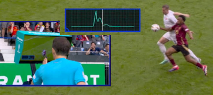EM 2024: Neue TV-Grafik zeigt, was Sensor im Ball bei Belgien misst