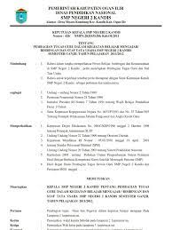 Sebagai contoh sk pembagian tugas mengajar 2021/2022 di tk/sd/smp dan sma dengan memakai lampiran. Sk Pembagian Tugas Smt Ganjil 20112012 Smp Negeri 2 Kandis Spendaka