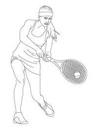 Miss vernice watsica iii 2 years ago no comments. Women Tennis Player Coloring Page In 2021 Venus And Serena Williams Coloring Pages Sports Coloring Pages