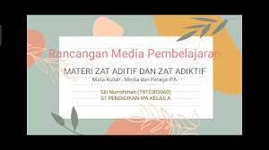 Media pembelajaran modul zat adiktif dan psikotropika bermuatan pendidikan karakter. Rancangan Media Pembelajaran Ipa Zat Aditif Dan Zat Adiktif Youtube