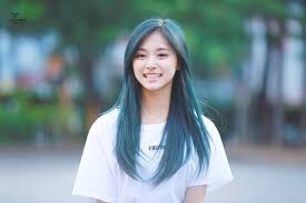 Twice Tzuyu Blue Hair Kpop Hair Hair