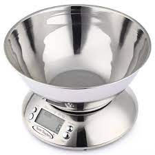 The easy to remove bowl and large backlit digital display makes weighing a breeze. Stainless Steel Bowl Kitchen Weighing Scale 5kg Digital Food Kitchen Measuring Tools With Time Alarm Clock Kitchen Measuring Tools Measuring Toolskitchen Measure Aliexpress