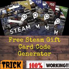 Our steam wallet gift code generator is 100% free. Trick Steam Wallet Gift Card Code Generator Teletype
