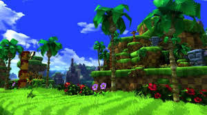 Kai & metal sonic (boss leftovers) main menu (unused). Modern Green Hill Zone Wallpaper
