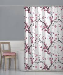 You may also like nine retro floral patterns for photoshop cherry blossom wallpaper Maytex Cherry Blossom Floral Fabric Shower Curtain Pink Walmart Com Walmart Com