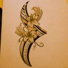 Similar to the maori tattoo, they are worn with great polynesian tattoos have become more popular than they have ever been in recent years due to such. Polynesian Flower Tribal Hawaiian Tattoo Tattoos Polynesian Tattoos Women
