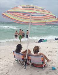 These windproof picks with sand anchors stay put. Breathe Easy In The Sand How To Secure A Beach Umbrella Outsidemodern