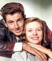 Farley Granger and Cathy O'Donnel in THEY LIVE BY NIGHT by Nicholas Ray  1948.