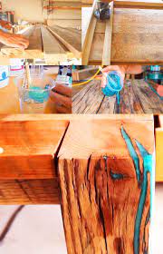 Maybe you would like to learn more about one of these? Resin And Wood Table Diy Farmhouse Wood Table With Resin Tutorial Epoxy Resin Wood Diy Resin Table Wood Table Diy