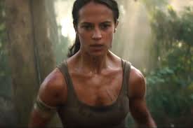 1 early life 2 career 3 humanitarian work 4 filmography 5 references angelina jolie, dcmg, was born on june 4, 1975 to parents jon voight and marcheline bertrand. Alicia Vikander Wore Padded Bra To Play Lara Croft In Tomb Raider People Com