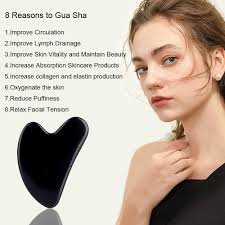 Amazon.com: Ditind Gua Sha Facial Tools, Black Obsidian Gua Sha Massage  Tool, Natural Jade Guasha Tool for Face and Body Skin Massage. Gua Sha Set  for ...