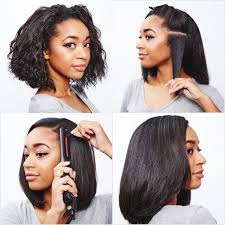 But if your hair is kinkier or harder to straighten, titanium plates work really well. if you can afford it, kimble recommends investing in two flat irons for the best results. Natural Hair Straightener For Black Hair Up To 68 Off Free Shipping