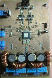 Digital Class D Amplifier Project Tas5613 Tda9859 Atmega128 Class D Atmega128 Lcd Display Tas5613 Pr Electronics Projects Class D Amplifier Electronics Circuit