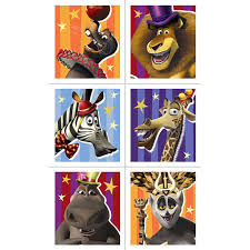 Joining our latest madagascar 3 theme party you'll find the funny backdrop along with lifesize character. 8 Sheets Stickers Madagascar 3 Birthday Party Supplies Favors Alex Marty Gloria Party Supplies Home Garden