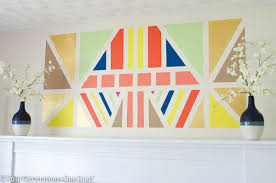 Having looked at diy wall art ideas for a few years now, this project is my all time favorite. Painted Diy Wall Art In Our Study Four Generations One Roof