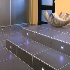 Led Lights In Tile Love This Idea As Nightlights In The Bathroom Modern Floor Tiles Bathroom Floor Tiles Flooring