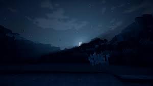 Minecraft background night, night time minecraft wallpaper. Minecraft Night Wallpapers Wallpaper Cave