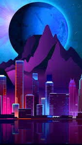 Colorful outdoor backgrounds can help you to feel relaxed or energized for the rest of the day. Futuristic City Retro Style Wallpaper 8k Ultra Hd Id 7822