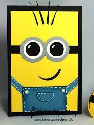I colored the images with a variety of alcohol markers. 30 Silly And Cute Minion Birthday Card Candacefaber