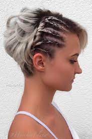 Simple Braids For Short Hair To Look Dazzling See More Http Lovehairstyles Com Simple Short Hair Updo Prom Hairstyles For Short Hair Braids For Short Hair