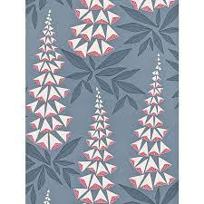 Missprint Foxglove Wallpaper At John Lewis Cover Wallpaper Wallpaper Samples Wallpaper