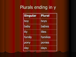 Plural Rules Ppt Video Online Download