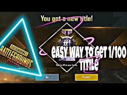 Easy Trick To Get Hashtag 1 Pubg Mobile Blackerz Youtube