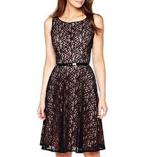 Nine Co Belted Sleeveless Lace Dress Jcpenney Lace Dress Black Cocktail Dress Lace Sleeveless Lace Dress