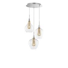 Cluster Pendelleuchte 3 Flammig Zion Cluster Pendant Metal Pendant Light Light