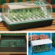 Biodome Plus Light And Heat Kit Contains A Biodome With 60 Cell Tray Seedling Fertilizer A Heat Mat And A Tabletop Plan Seed Starter Seed Starter Kit Seeds