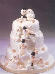 Snowman Wedding Cake Christmas Wedding Cakes Winter Wedding Cake Xmas Wedding Cake