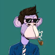 Bored Ape Purple With Cigar 