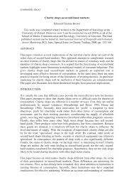 Pdf Charity Shops As Second Hand Markets