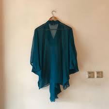 Gamis syar'i polos jumbo terbaru 2019 lycra mg via gamissyari.net. Atasan Kebaya Modern Biru Fesyen Wanita Pakaian Wanita Atasan Di Carousell