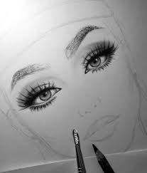 Pin By Takeisha Harmon On Art Makeup Drawing Eye Drawing Art Drawings