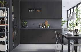 Ikea abstrakt high gloss black kitchen cabinet door 24wx18h for. Ikea Kitchen Cabinets Made From Recycled Materials Black Ikea Cabinets