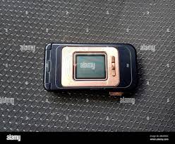 Flip phone Nokia 7390. Retro telephone ...