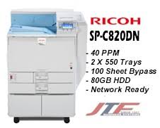 With this compact powerhouse you will be able to print up to 8.5 x 14/a4 documents at true 1200 x 1200 dpi resolution with no loss in productivity. Ricoh Aficio Sp C820dn Color Laser Printer 40 Ppmsp C820dn