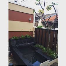 Disamping itu, jenis ikan yang akan anda pelihara, juga harus diperhatikan. Gambar Kolam Ikan Taman Depantumah Minimalis Kolam Ikan Kolam Ide Halaman Belakang