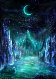 The Midnight Realms An Art Print By Louis Dyer Fantasy Art Landscapes Fantasy Art Fantasy Background