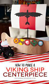 This is the new ebay. How To Make A Diy Viking Ship Centerpiece How To Train Your Dragon Party Ideas Frog Prince Paperie