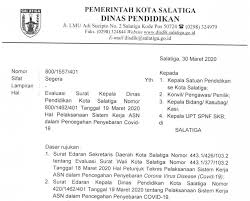 Surat edaran larangan menggunakan mobil dinas dan operasional untuk peraturan kepegawaian bagian kepegawaian ub universitas jambi menindaklanjuti surat edaran sekretaris jenderal kementerian agama 744 surat edaran surat pemberitahuan terkait hut ke 46 korpri tahun 2017 surat edaran kepala dinas pendidikan provinsi dki jakarta nomor 85. Surat Edaran Kepala Dinas Pendidikan Tentang Pelayanan Bidang Pendidikan Dinas Pendidikan Kota Salatiga