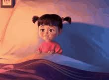 Despite how funny it is seeing all of george's misfortunes throughout the film, when sulley makes his way back to the monster world and pushing him out the way to save boo, he still takes the time to apologize to george.; Monsters Inc Boo Gifs Tenor