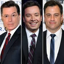 Jimmy fallon is an american comedian, television host, actor, singer, writer, and producer. Fallon Kimmel Colbert To Co Host Global Benefit To Support Health Care Workers Vanity Fair