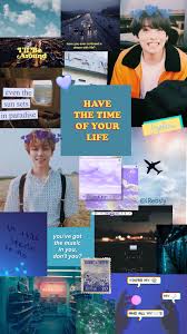 Jungkook And Vernon Turquoise Wallpaper