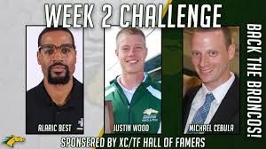 Back The Broncos' Week 2 Challenge! Cross Country