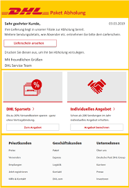 Wer wünscht sich das nicht: Viruswarnung Dhl Mail Ihre Sendung Enthalt Trojaner